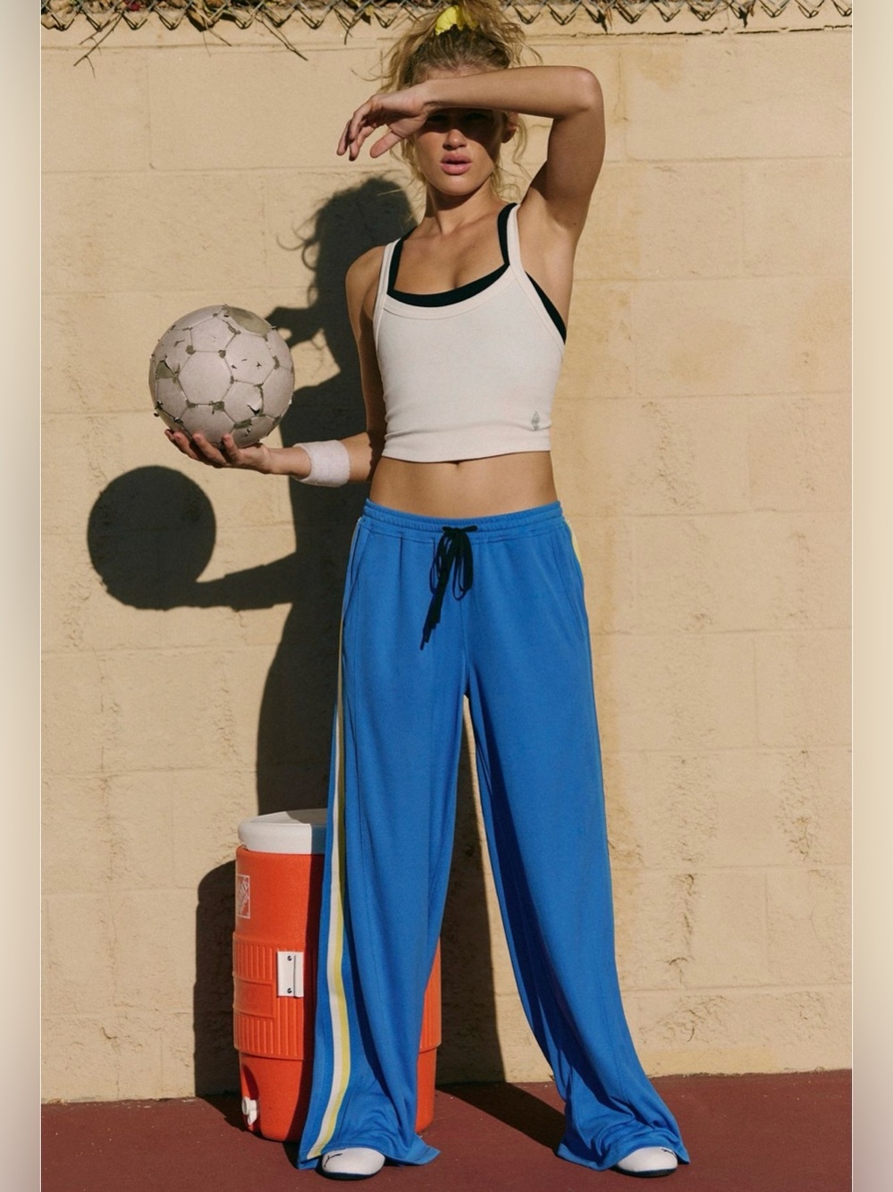 Free People FP Movement One on One Mesh Track Pants Size Small